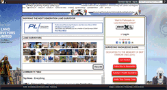Desktop Screenshot of landsurveyorsunited.com
